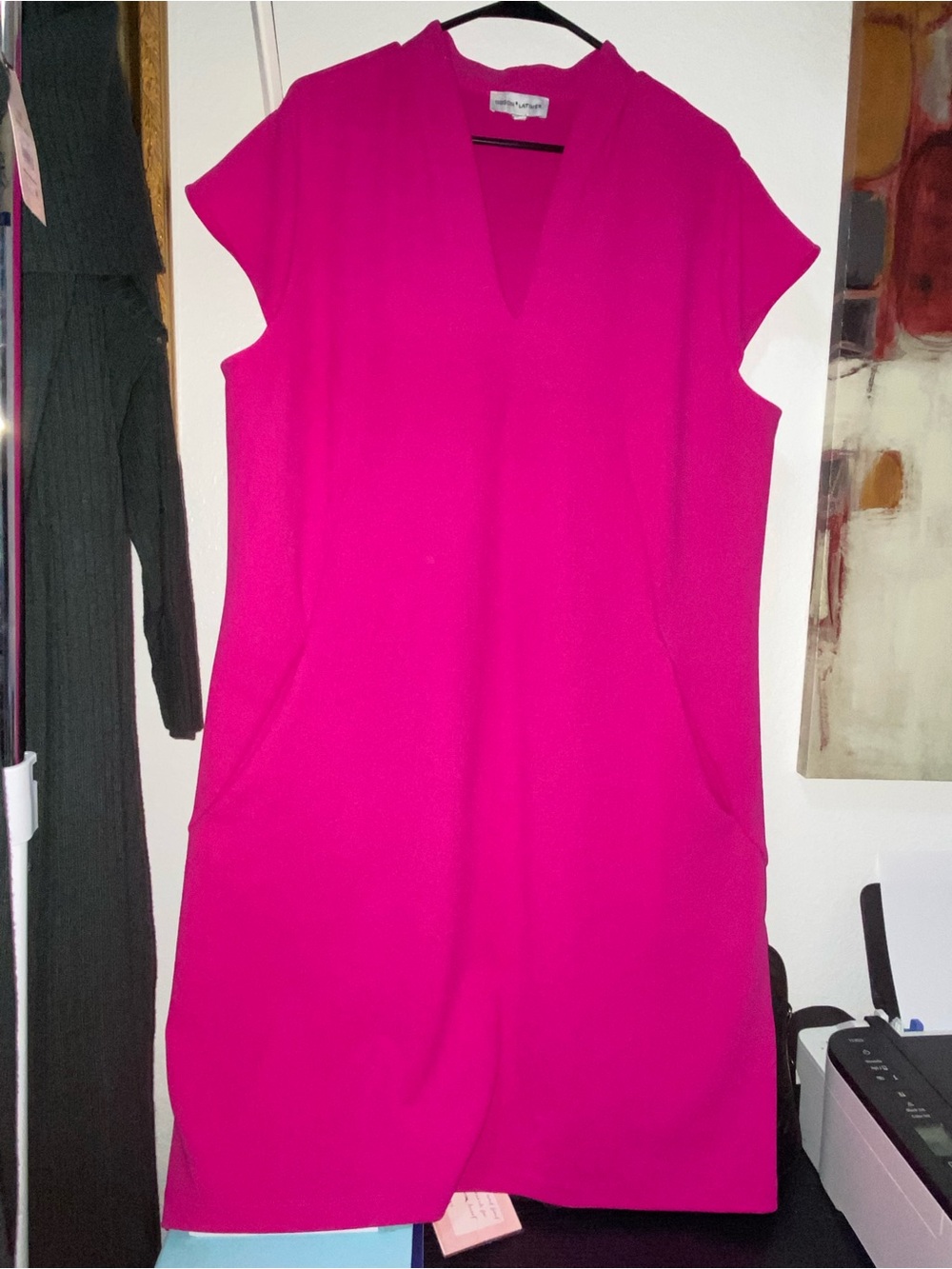 Gibson Latimer Fuchsia Shift Dress